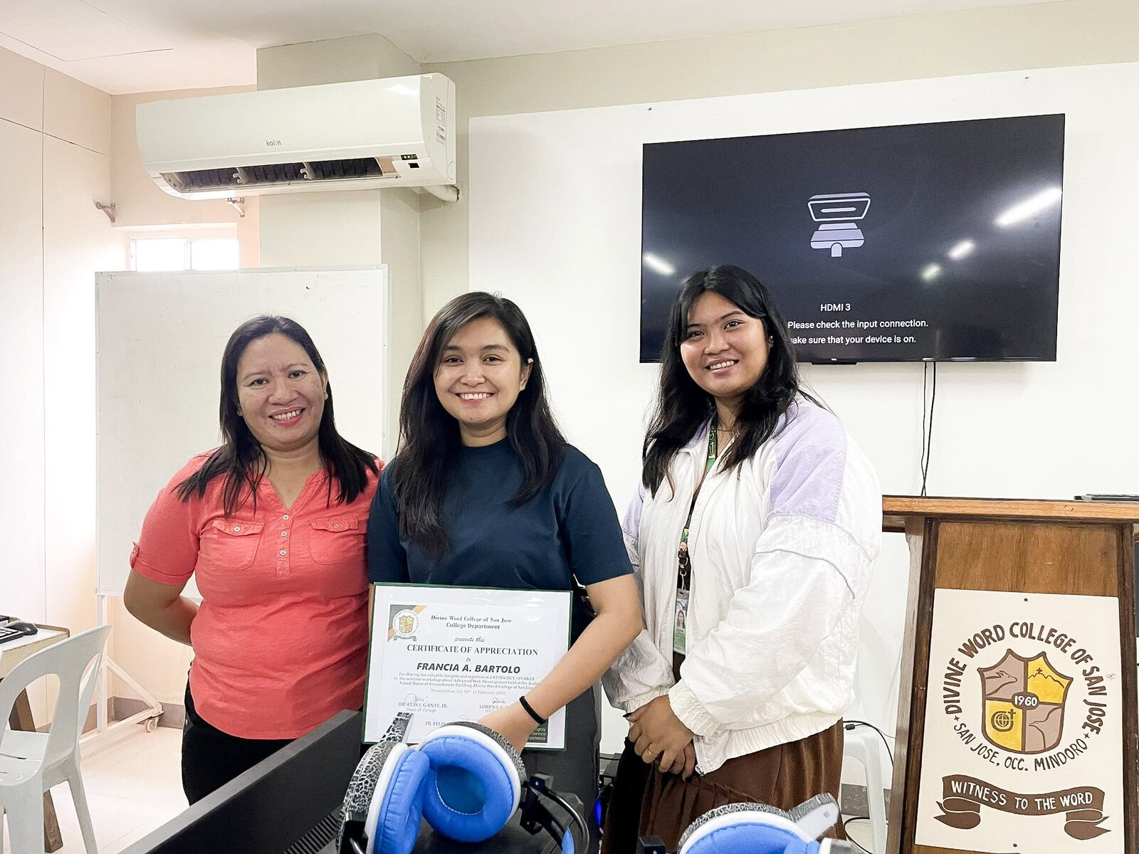 Web Development Workshop at Divine Word College of San Jose